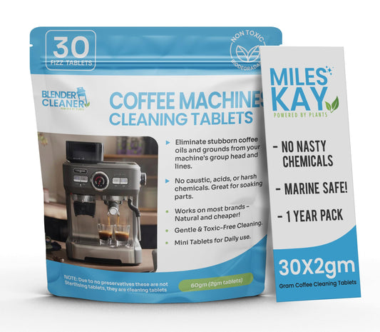 Sage Compatible 30 Pack Coffee Cleaning tablets | Natural Barista-Grade Coffee Cleaning Tablets